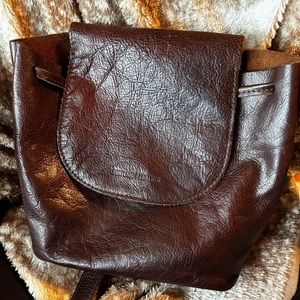 Portland Leather Goods Bucket Backpack in Coldbrew